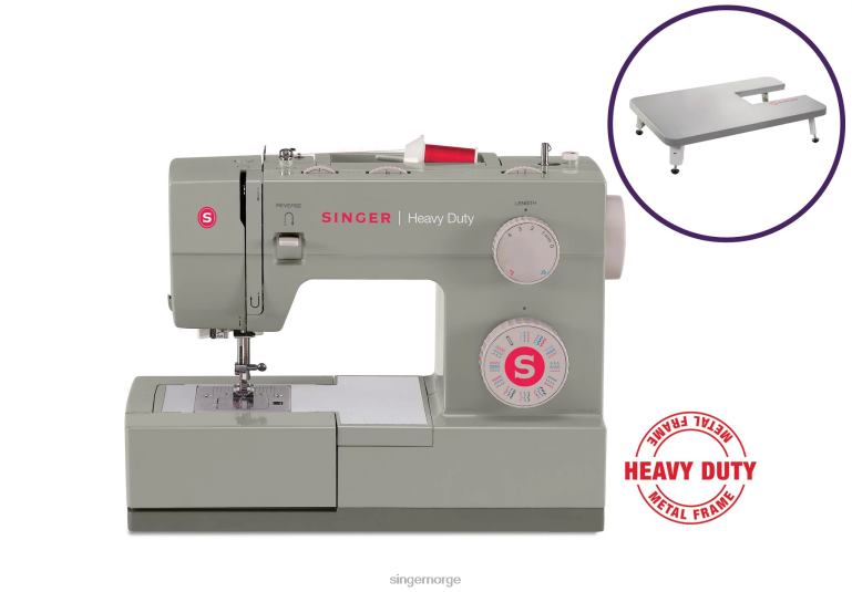 SINGER heavy duty 4452 og forlengelsesbordbunt maskiner 2RH8Z4